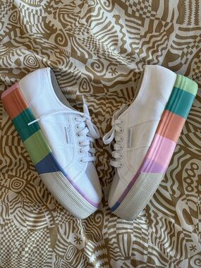 Superga Platform Multicolor Sneakers